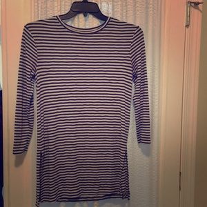 Blue/white old navy blouse